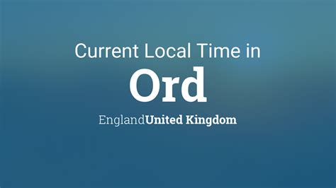 time in ord.